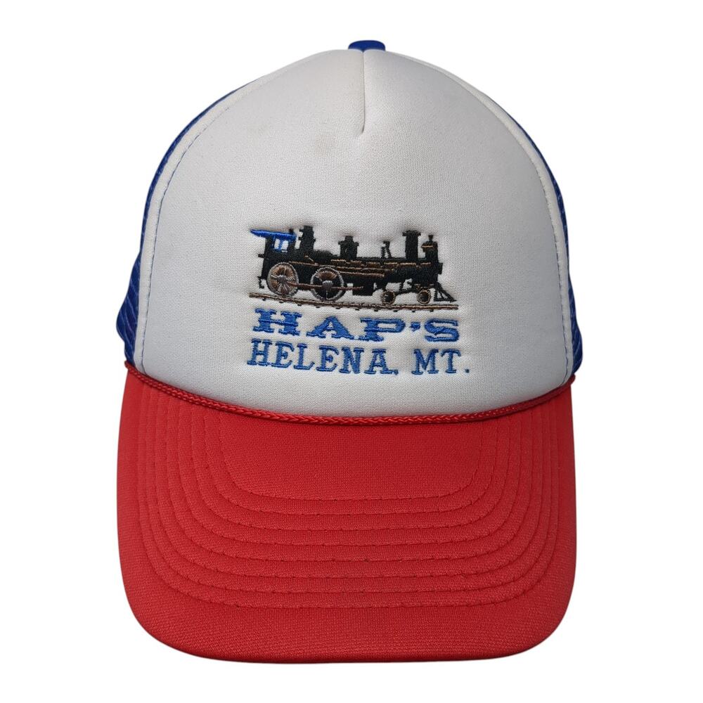 Hap's Helena MT Snapback Rope Trucker Hat Multicolor One Size Otto